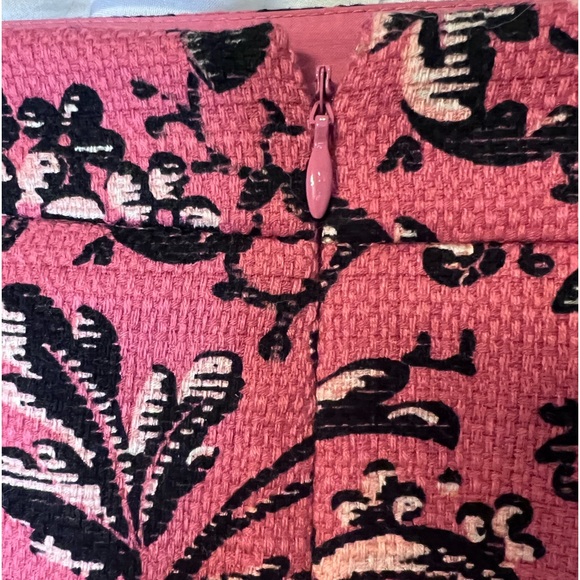 NWOT Loft Skirt 4P fully lined pink and black mini - Picture 2 of 4